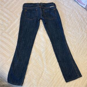 Y2K Frankie B. Jeans Straight Leg Super Low Rise Jeans
